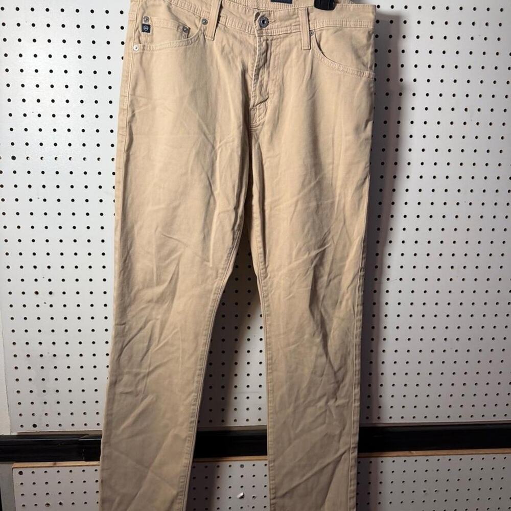 Adriano  Goldschmied The Everett Slim Straight Pants in beige men’s size 32x32